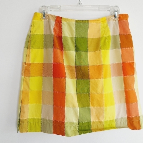 LIZGOLF By Liz Claiborne Multi colored golf skort Size 8 with Deep Pockets EUC - Picture 7 of 16